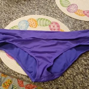 Purple bikini bottom